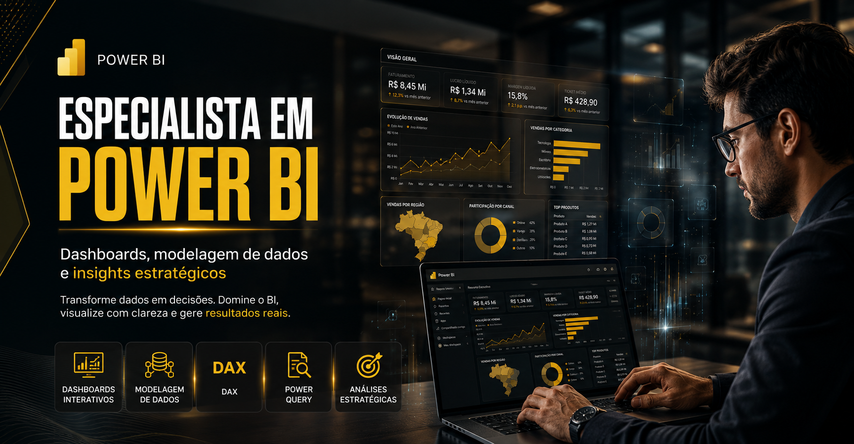 Capa do plano Especialista em Power BI