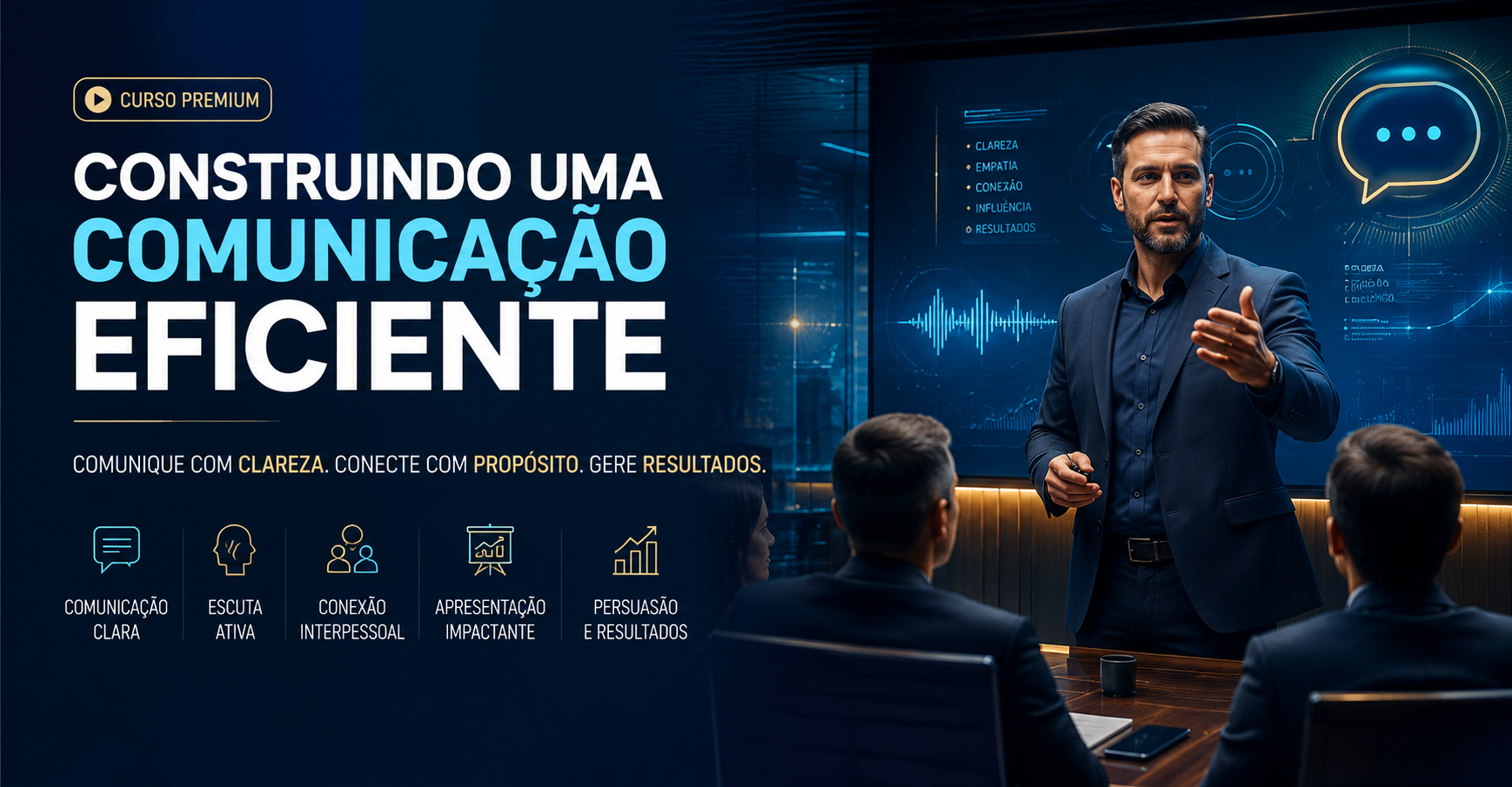 Capa do curso Construindo uma Comunicação Eficiente