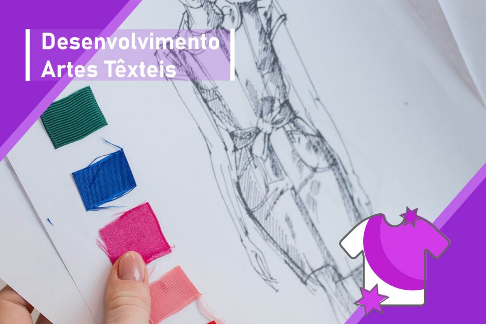 Capa do curso Desenvolvimento de Artes Têxteis