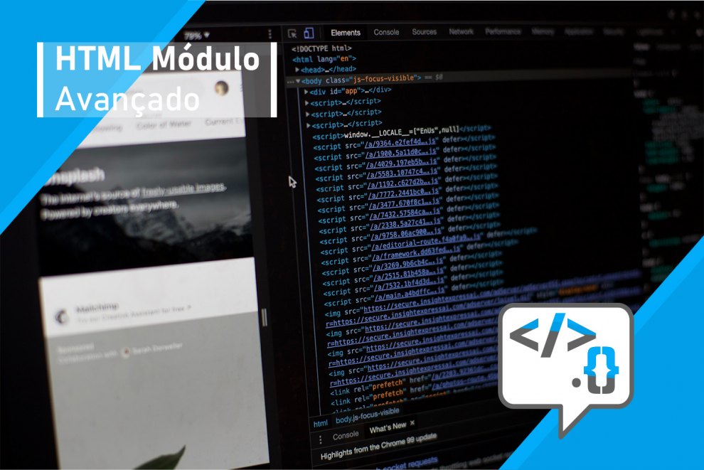 Capa do curso Perfomance, SEO, Acessibilidade e Segurança na Web - Módulo HTML