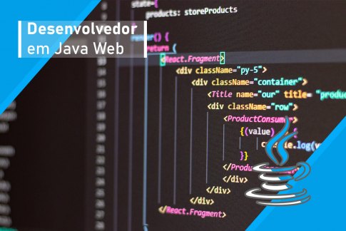 Capa do curso Desenvolvimento Web com Java e JSP