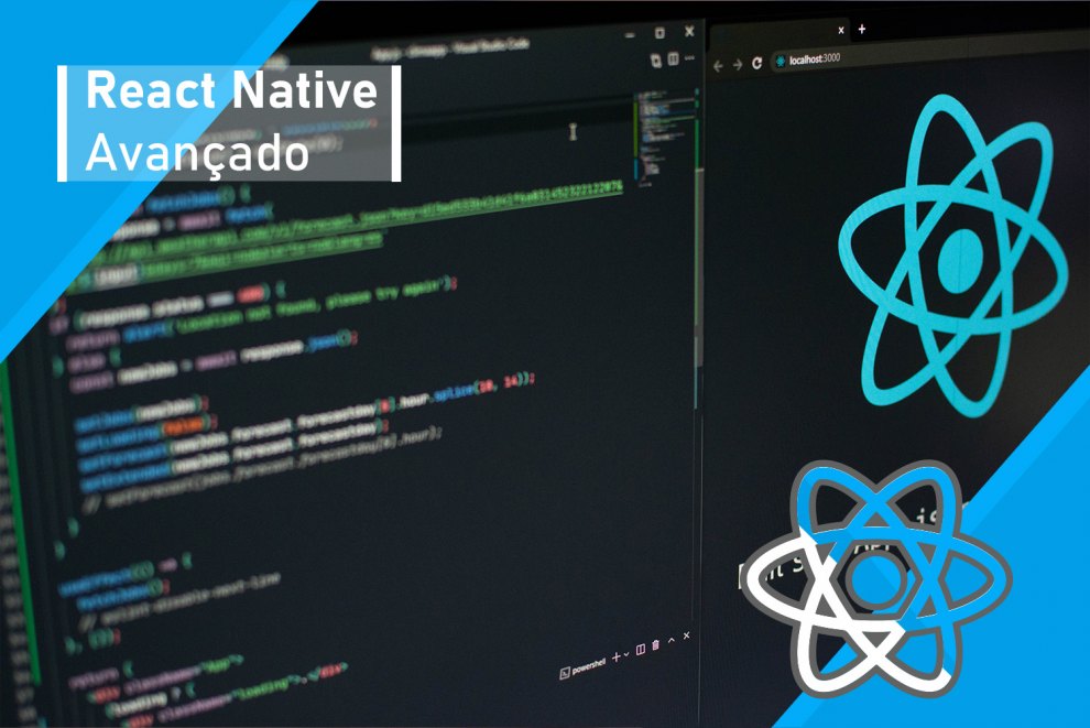 Capa do curso Desenvolvimento Mobile com React Native – Avançado