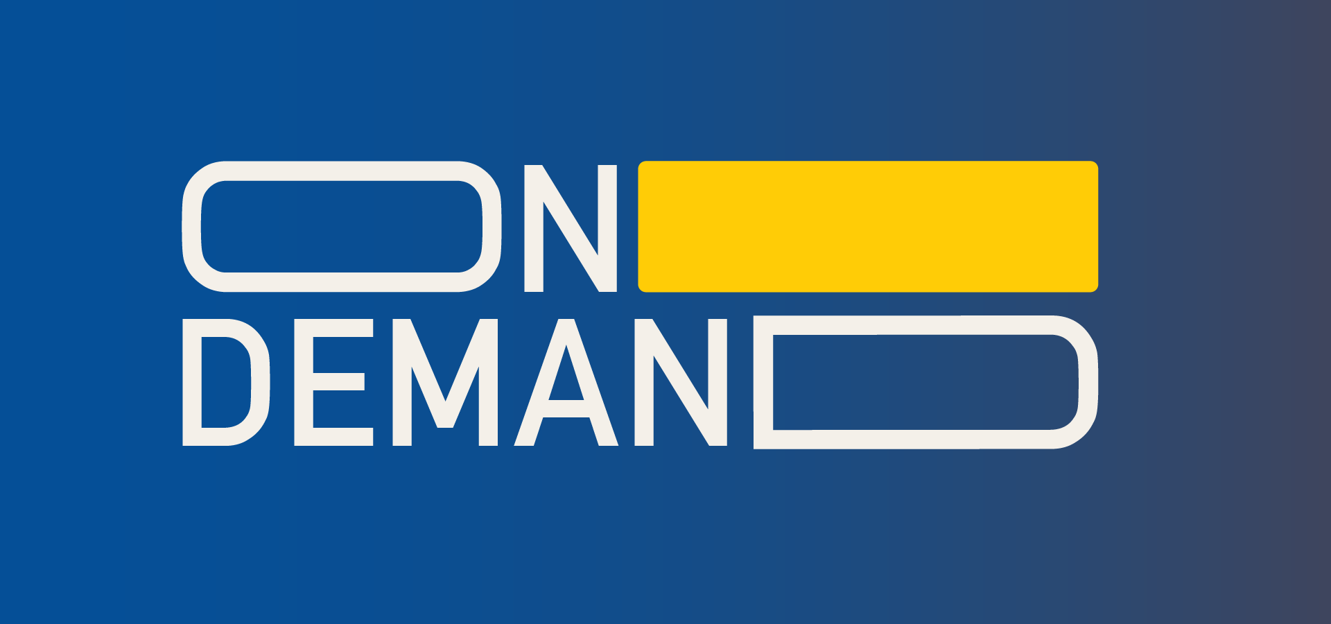 ON-DEMAND • 12x de R$166,00